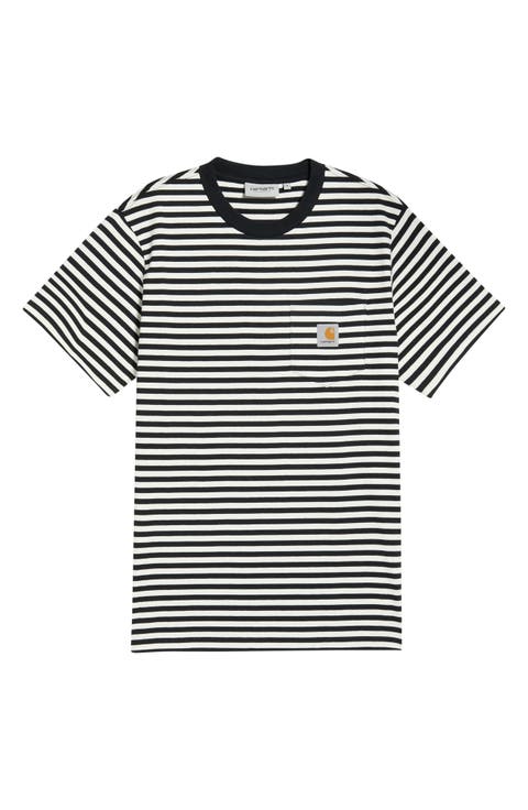 Ezra Stripe Pocket T-Shirt