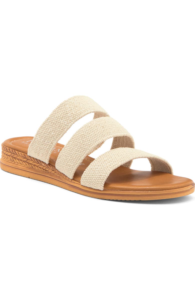 ITALIAN SHOEMAKERS Woven Wedge Slide Sandal, Main, color,