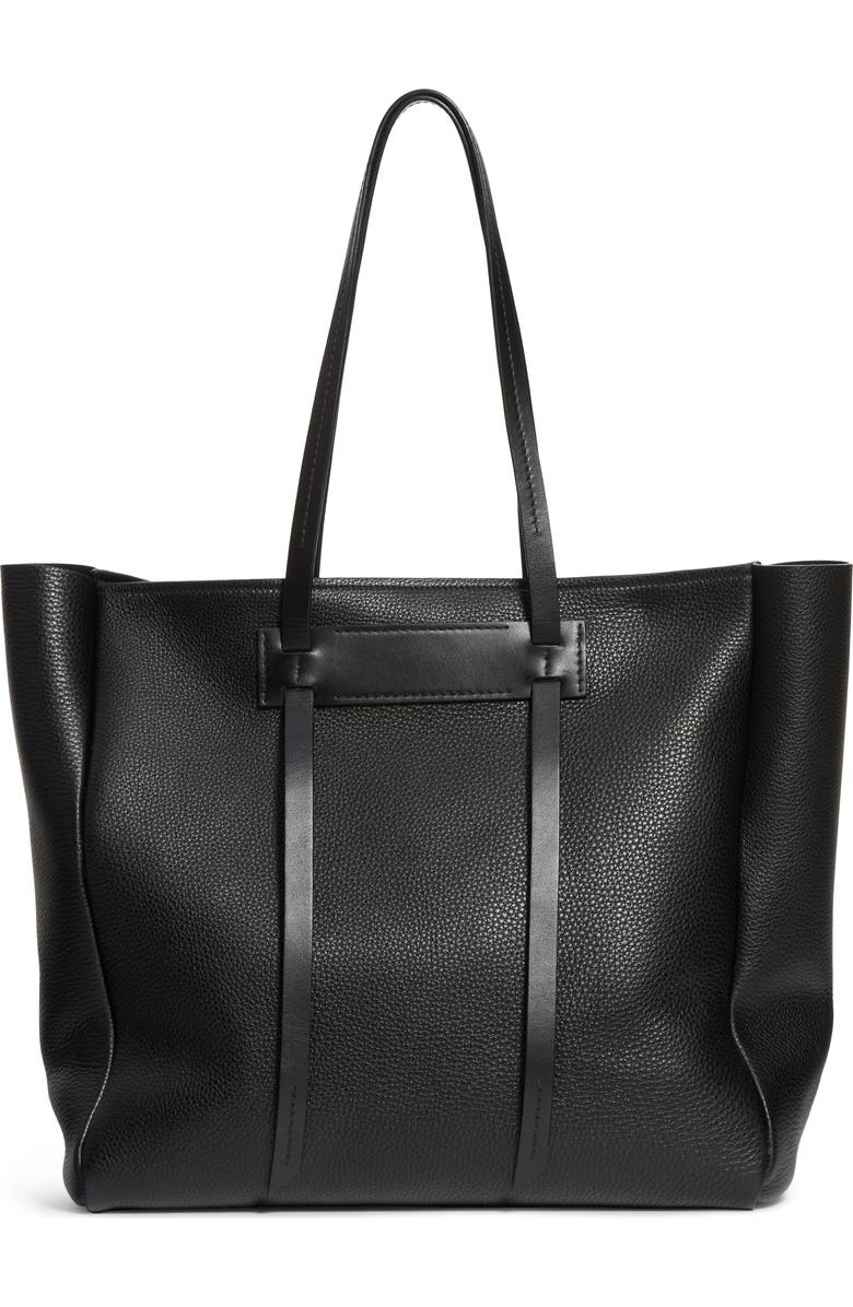 Miu Miu Pebbled Leather Shopper, Alternate, color,