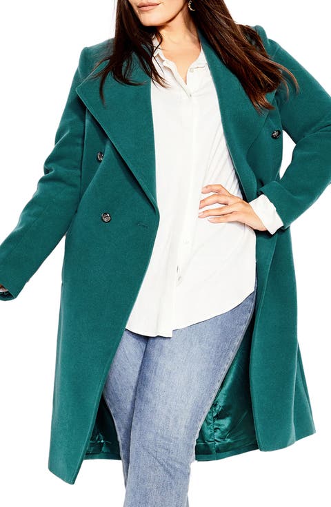 Callie Belted Coat (Plus)