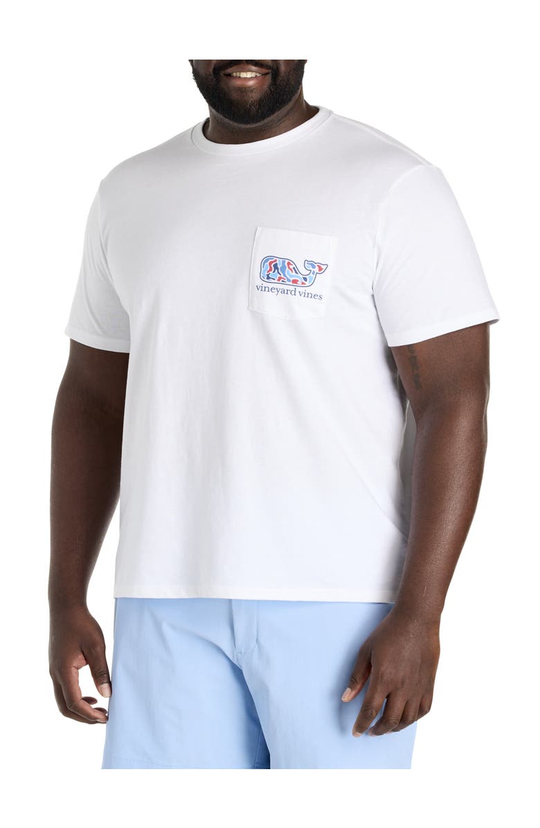 vineyard vines Big & Tall Lobster-Print Graphic Tee, Alternate, color, White Cap