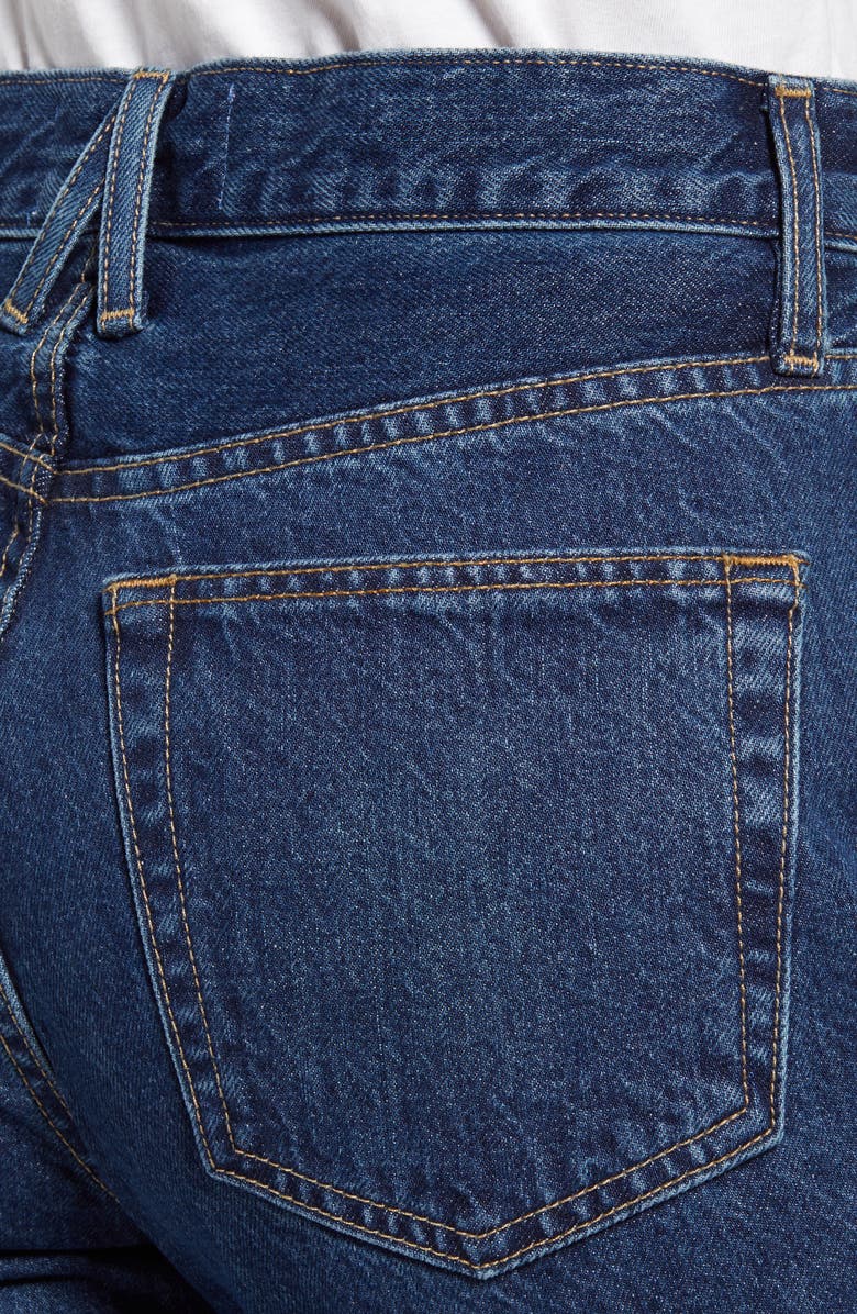 SLVRLAKE Women's Virginia High Waist Slim Straight Leg Jeans, Alternate, color,