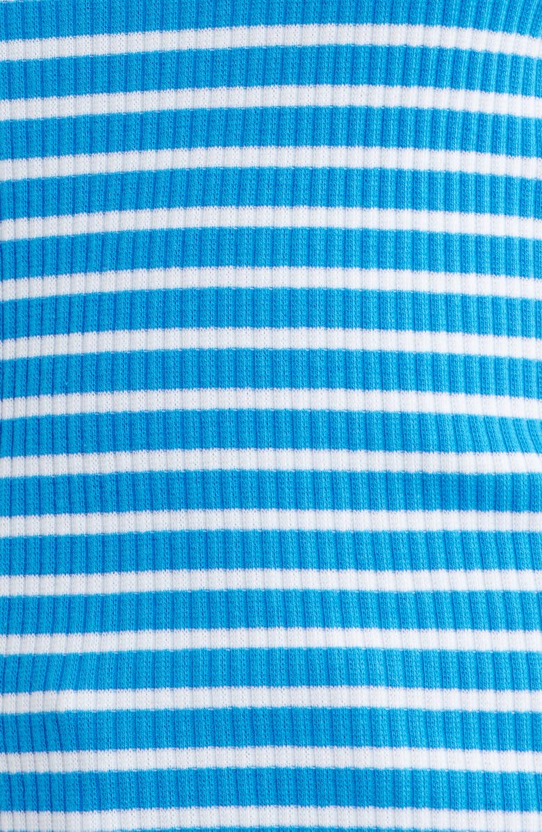 Rails The Racer Stripe Rib Knit Tank, Alternate, color, Chambray Blue Stripe