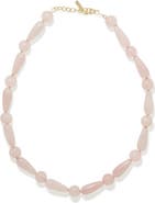 COMPLETEDWORKS The Depths of Time Chalcedony Beaded Necklace