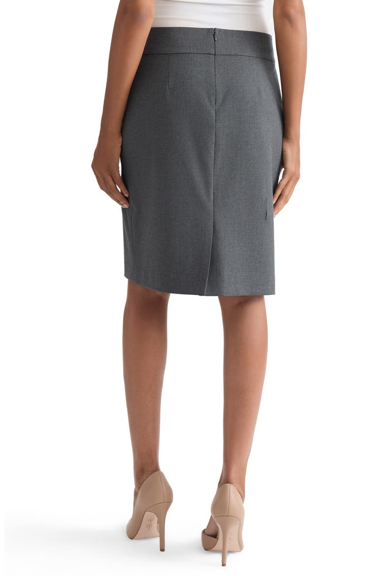 Bi-Stretch Pencil Skirt, Alternate, color, MODERN CHARCOAL