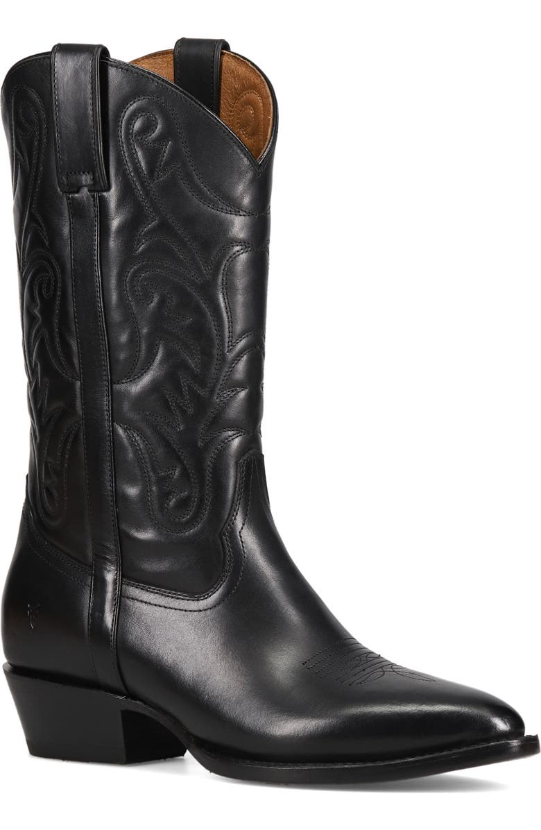 Frye Bruce Western Boot, Main, color, Black