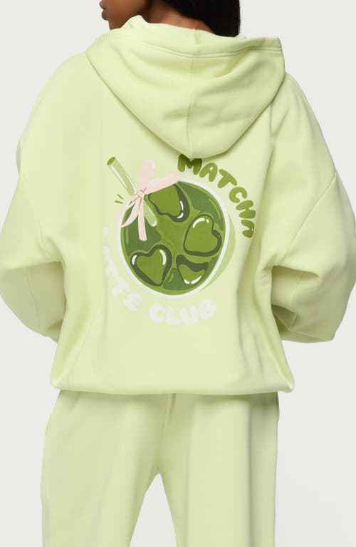 Edikted Matcha Lover Oversize Hoodie In Green