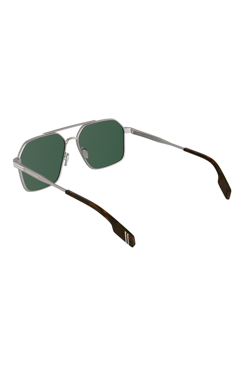 61mm Aviator Sunglasses, Alternate, color, MATTE LIGHT GUNMETAL