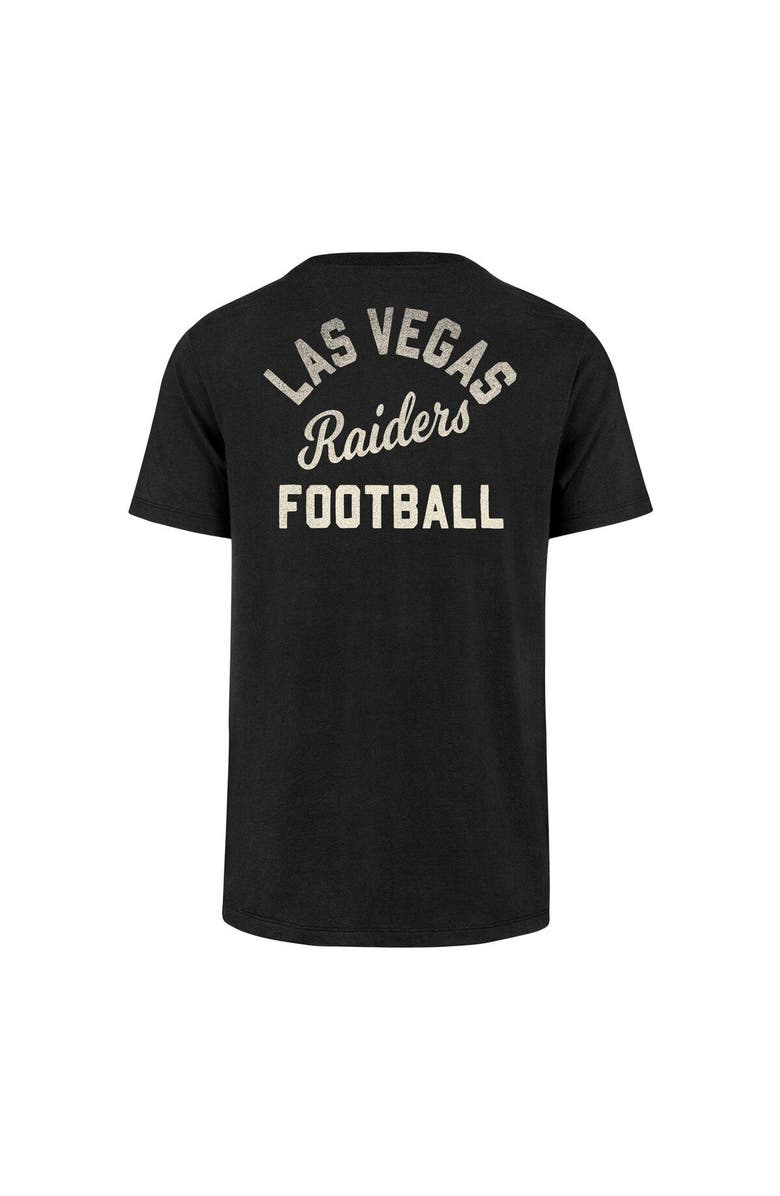 '47 Men's '47 Black Las Vegas Raiders Turn Back Franklin T-Shirt, Alternate, color, Black