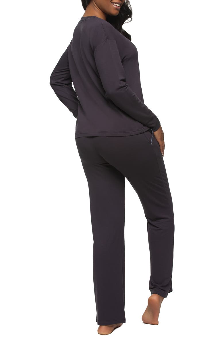 Aria Long Sleeve Knit Pajamas, Alternate, color, PARISIAN NIGHT