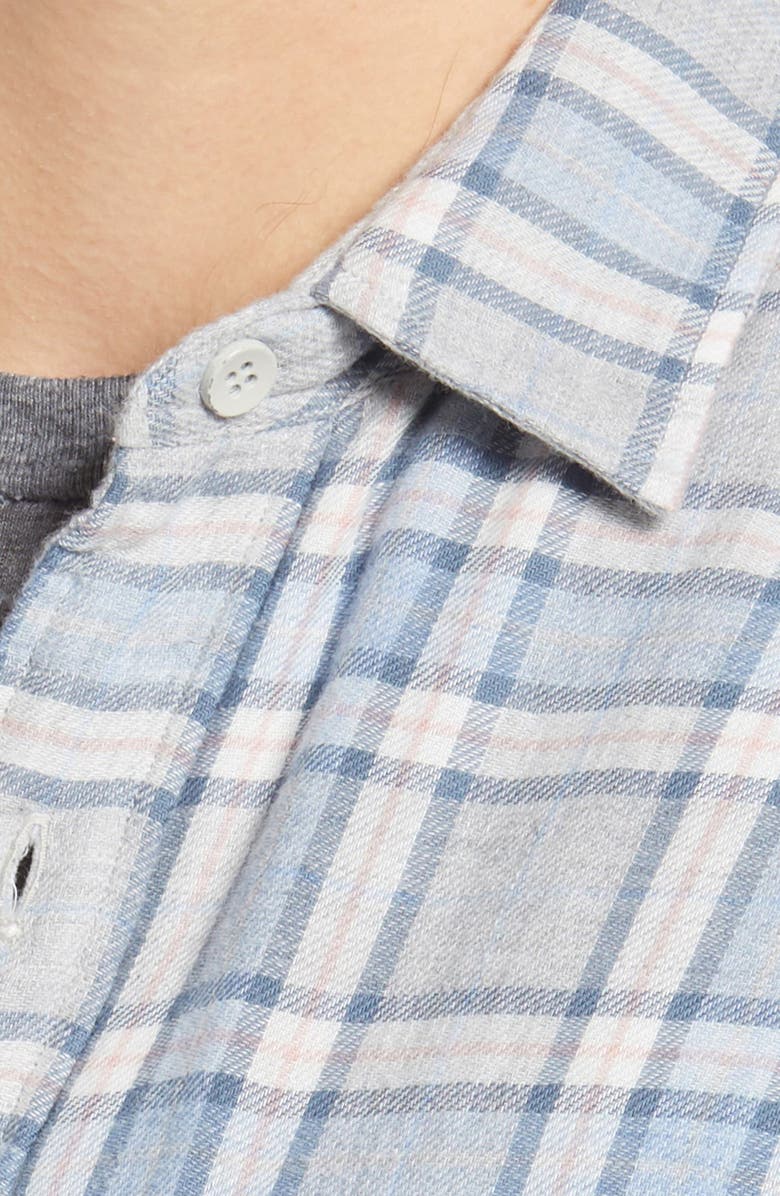 Faherty Brand Reversible Belmar Plaid Button-Up Shirt, Alternate, color,