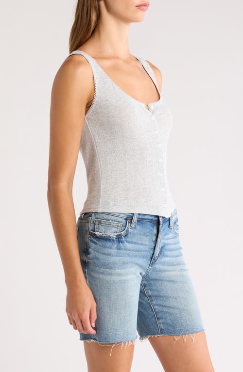 Pacsun Chiara Pointelle Cotton Tank In White