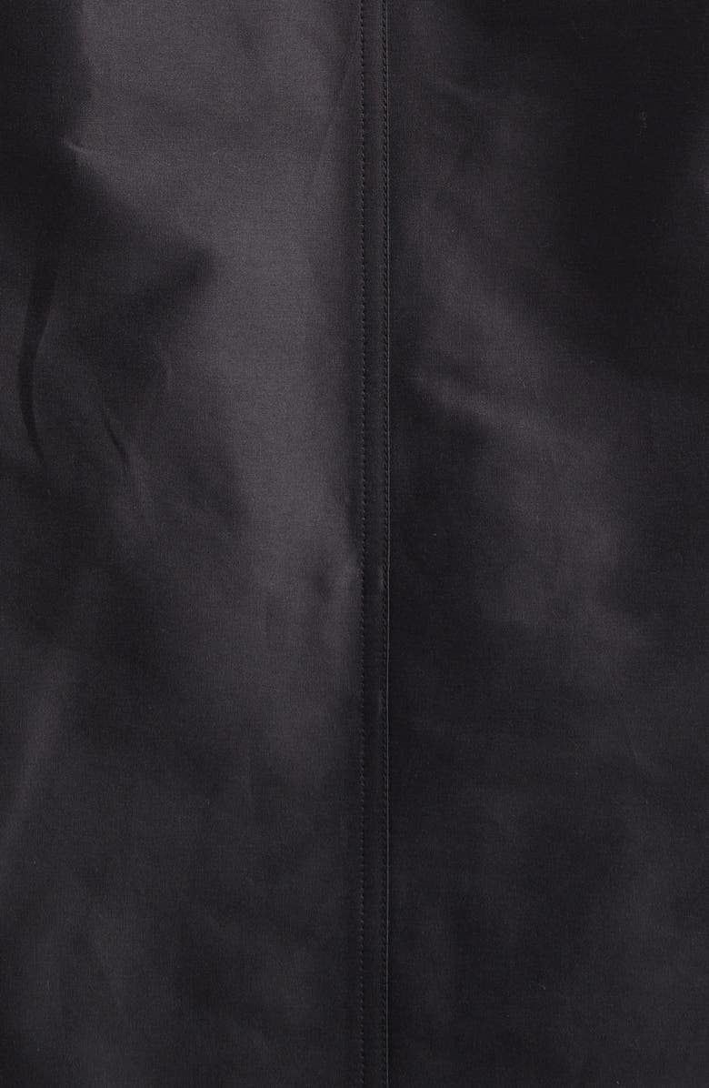 Rick Owens Island Oversize Cotton & Silk Sateen Top, Alternate, color, Black