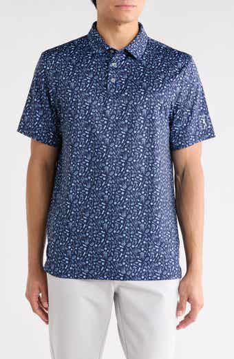 PGA TOUR Short Sleeve BBQ Printed Polo