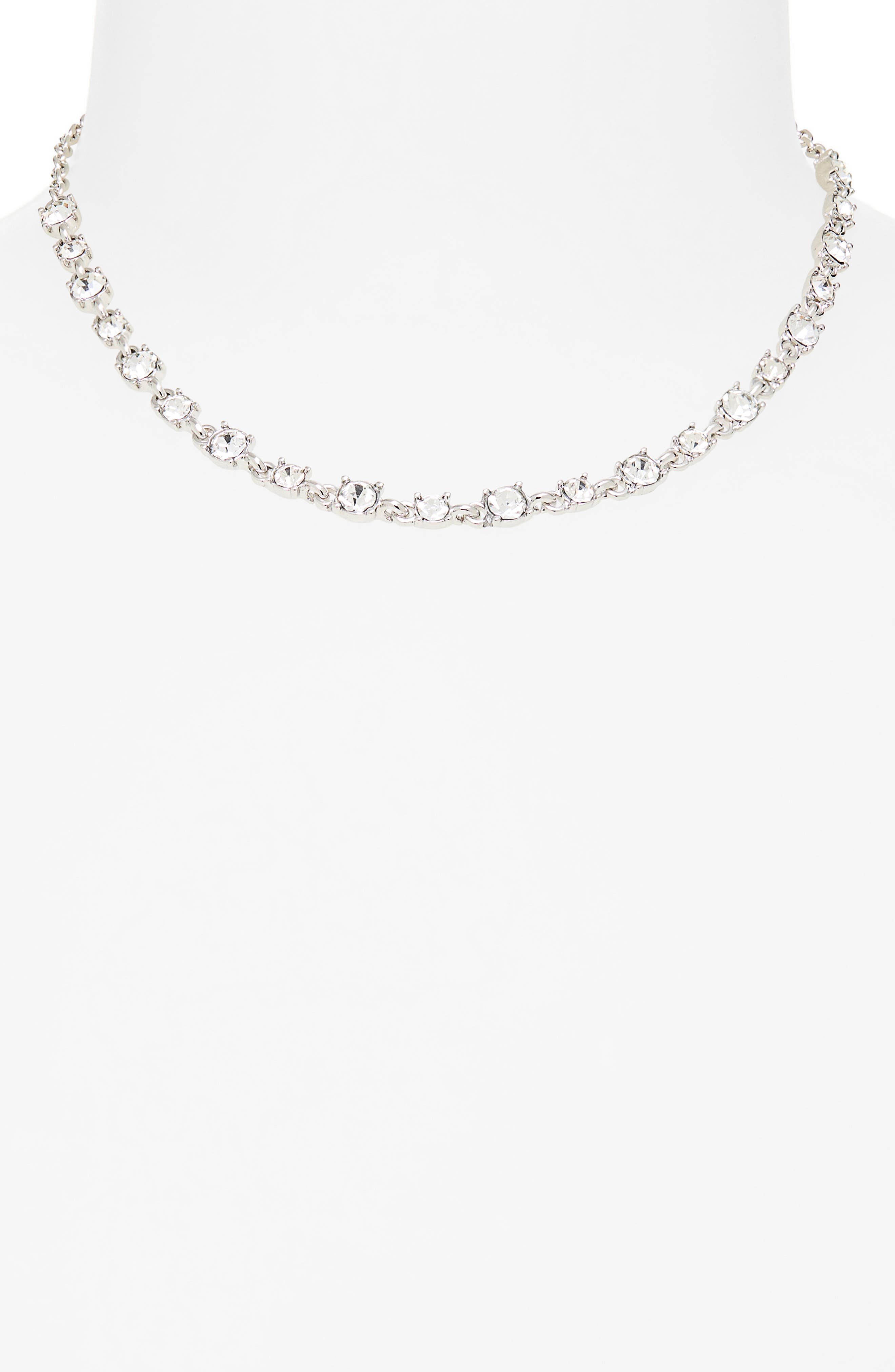 NORDSTROM RACK Crystal Frontal Necklace (Women) | Nordstromrack