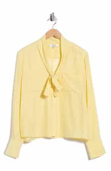 The Silk Modern Tie Blouse