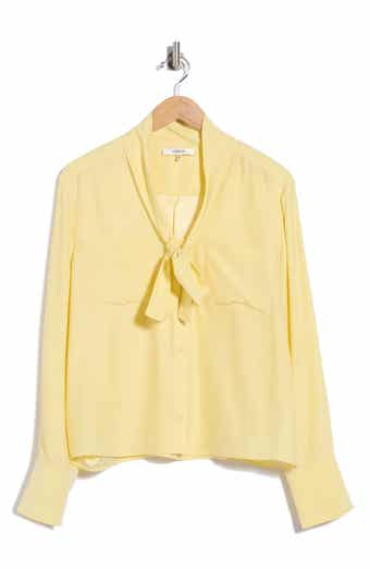 The Silk Modern Tie Blouse
