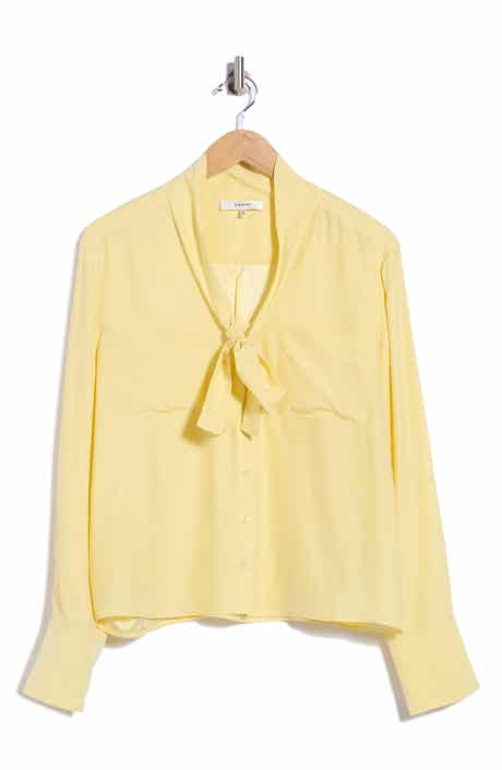 The Silk Modern Tie Blouse