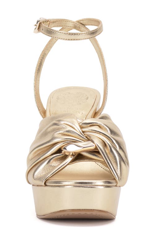 Vince Camuto Phebie Platform Sandal In Egyptian Gol
