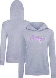 LEVELWEAR Women's Levelwear Heather Gray Pittsburgh Penguins Hockey Fights Cancer Relay Pullover Hoodie