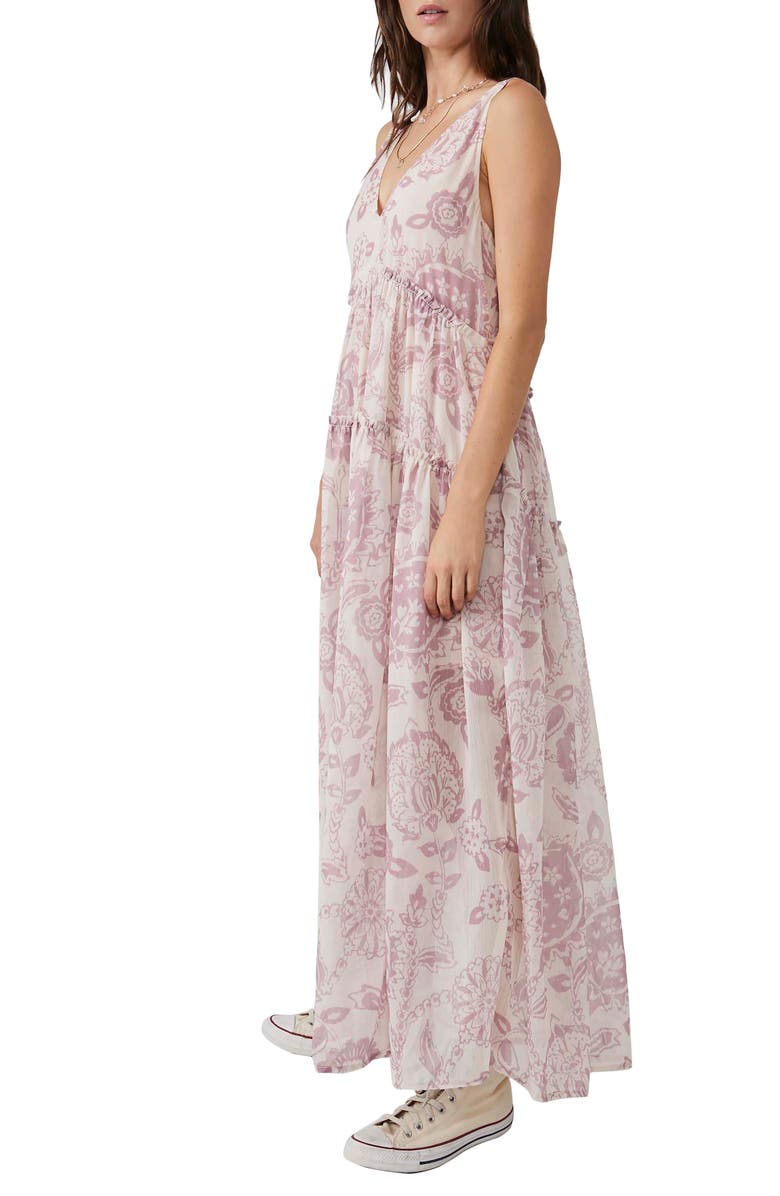 Free People Julianna Floral Print Maxi Dress, Alternate, color,