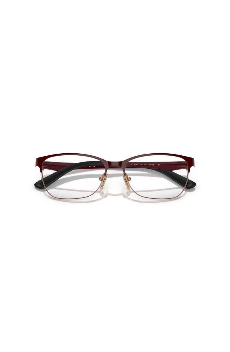 Vogue Eyewear 54mm Square optical glasses, Alternate, color, Red