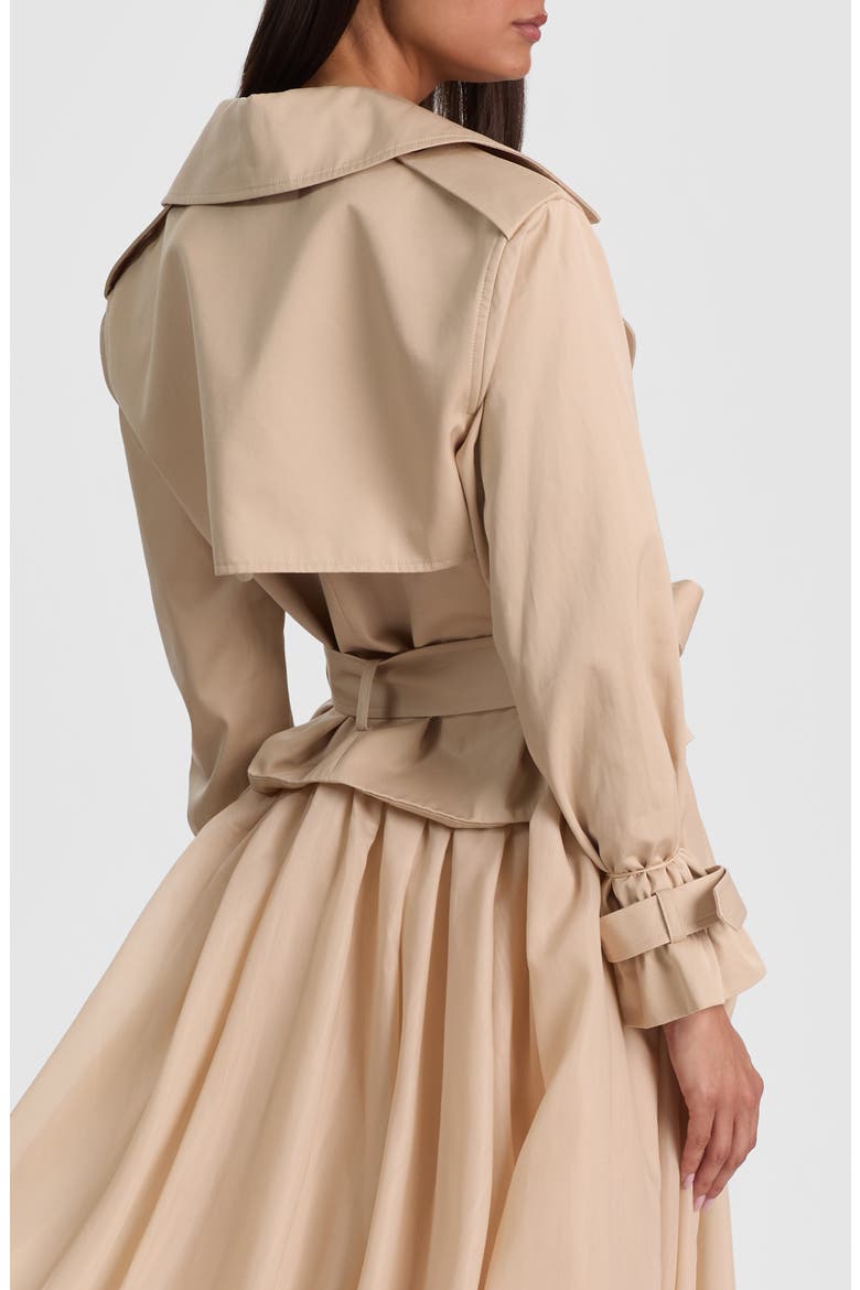 Nevada Double Breasted Jacket, Alternate, color, LATTE