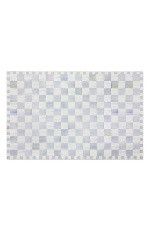 Sterling Check Washable Rug