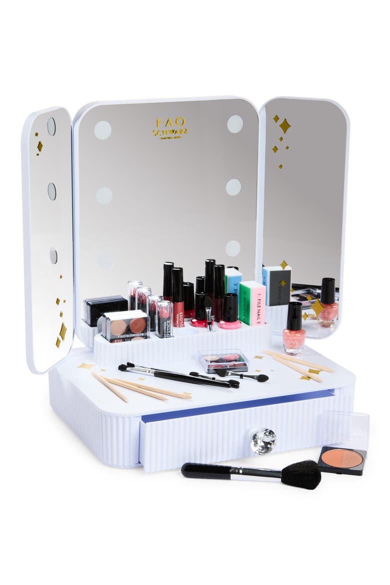 Vanity Makeup Studio Toy, Main, color, MULTI