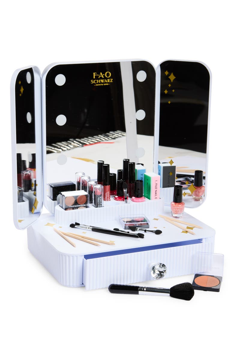 FAO Schwarz Vanity Makeup Studio Toy, Main, color, Multi