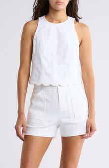 Cinq à Sept Hadley Scalloped Tank