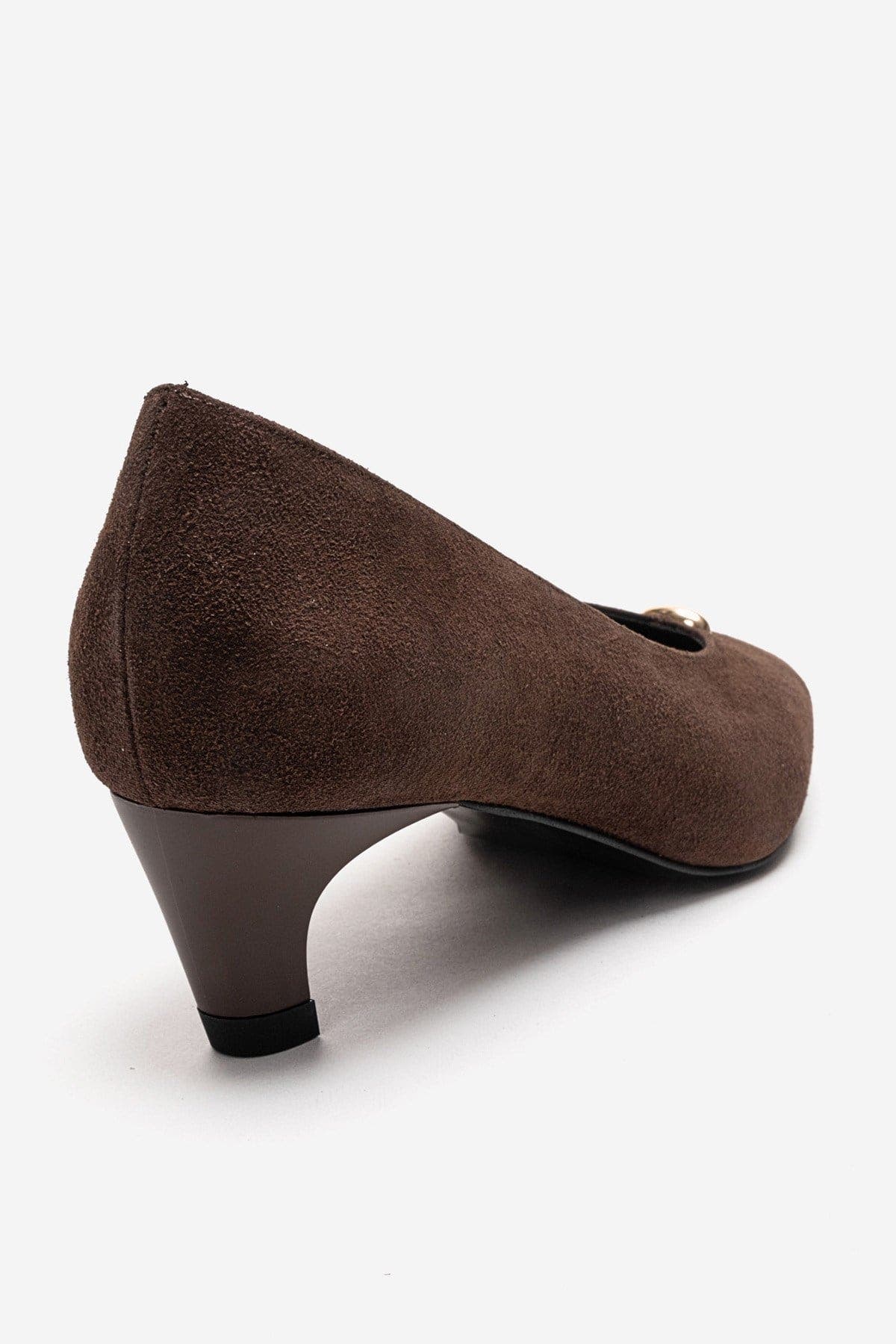 Versay Pointed Toe Kitten Heel Pump, Alternate, color, Brown Suede