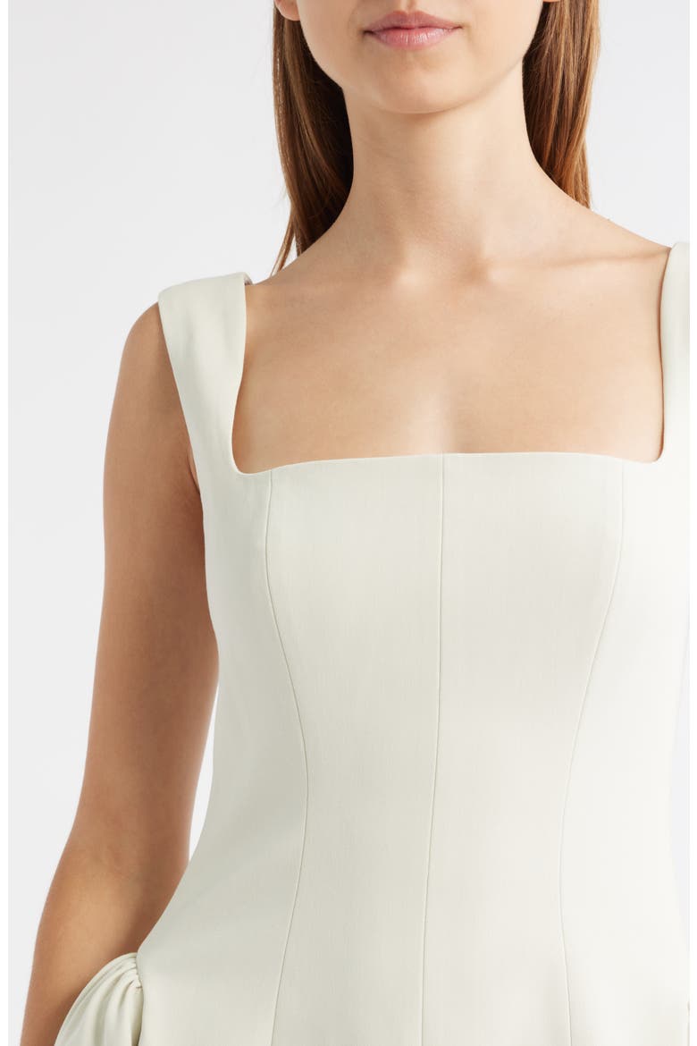 Madeline Sleeveless Midi Dress, Alternate, color, CHALK