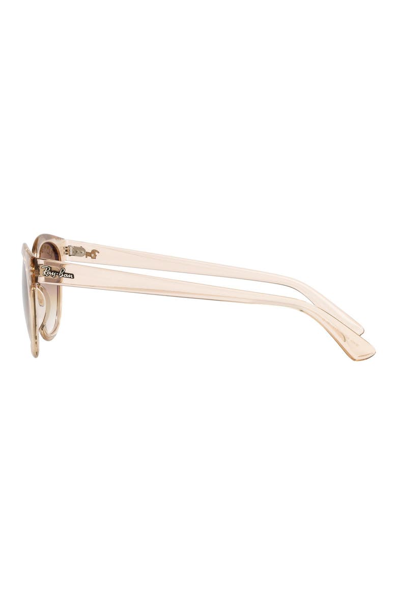 50mm Cat Eye Sunglasses, Alternate, color, LITE BROWN