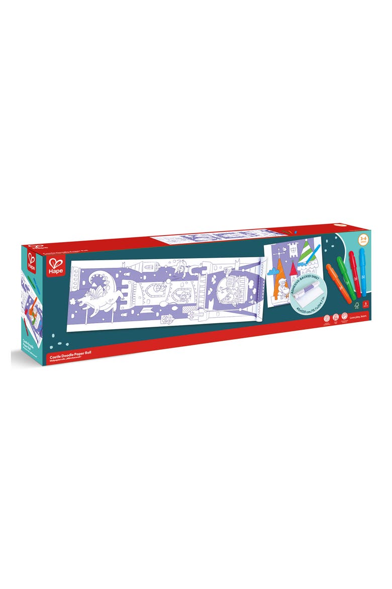 Castle Doodle Paper Roll, Main, color, MULTI