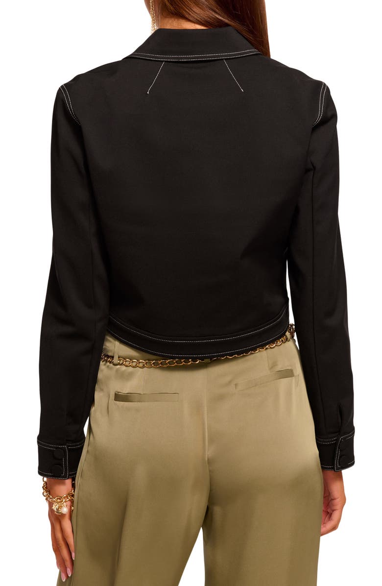 Ramy Brook Marrie Topstitch Jacket, Alternate, color, 