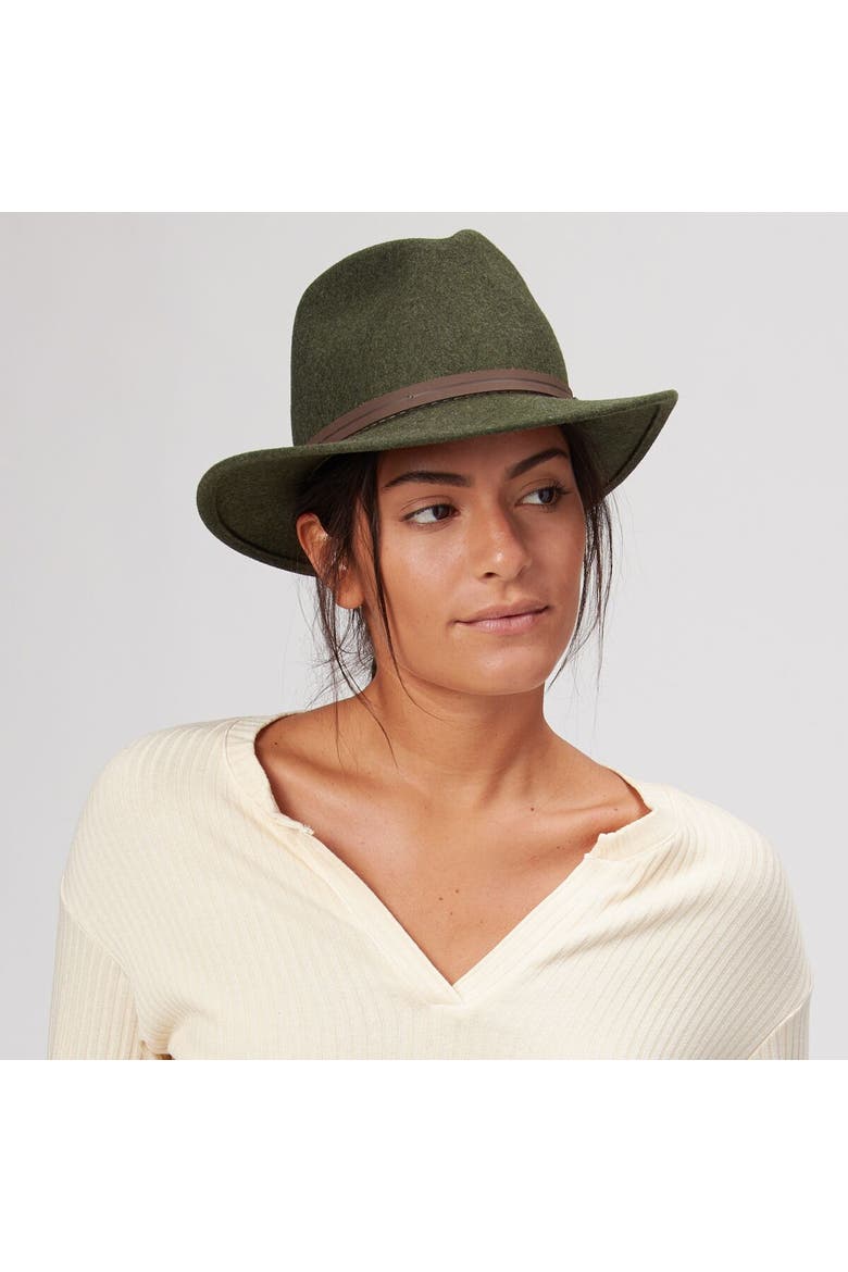 Explorer Hat, Alternate, color, Loden Mix