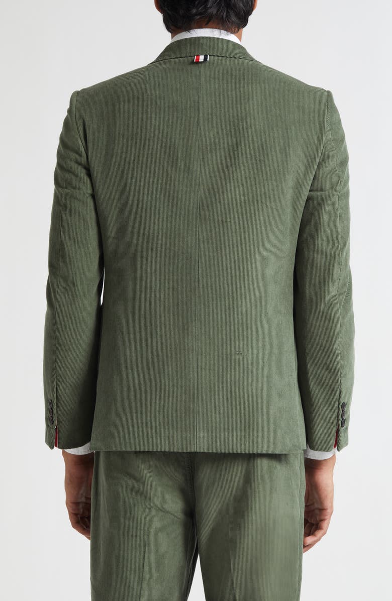 Thom Browne Fit 1 Classic Corduroy Sport Coat, Alternate, color, Light Green