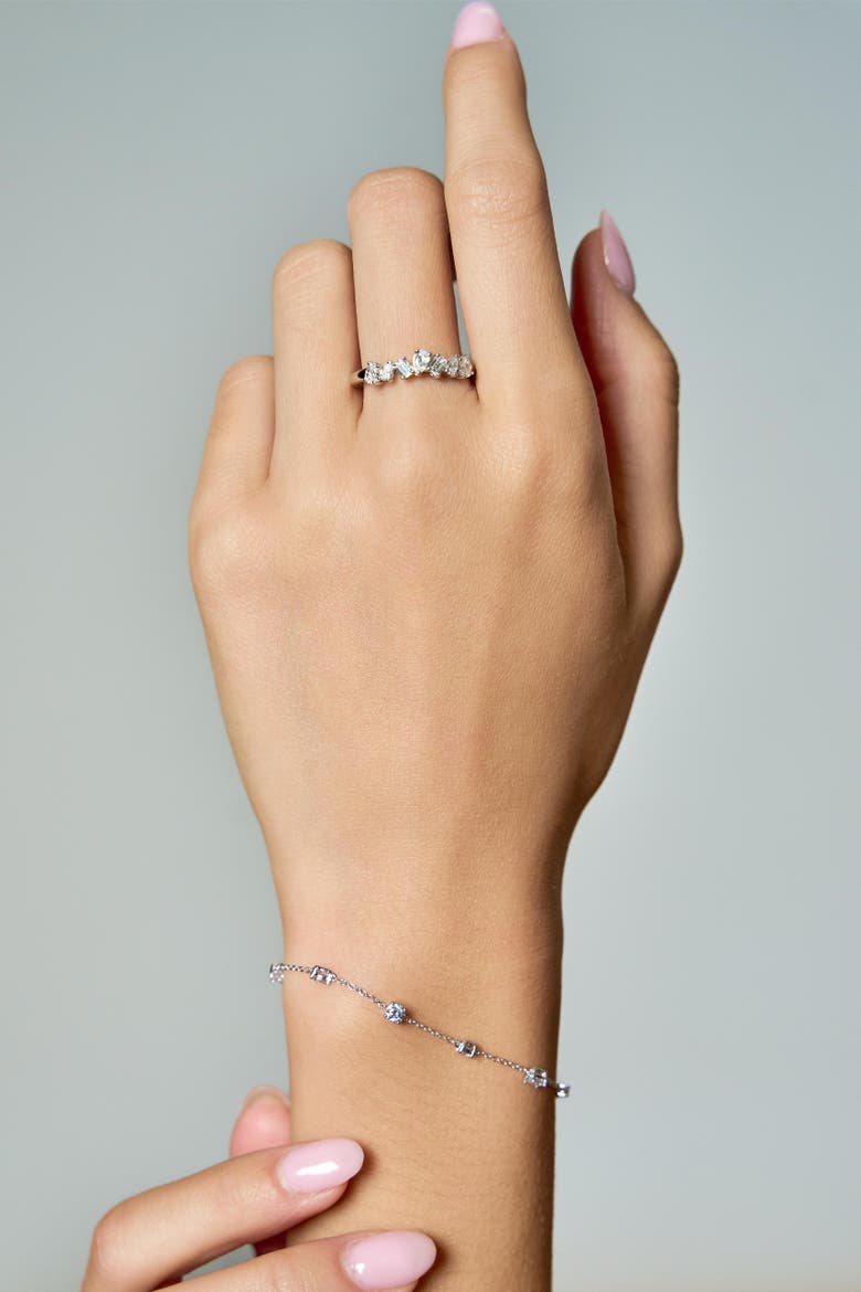 Sigil 14K Gold Lab Grown Diamond Bracelet - 1 Ct, Alternate, color, 14K White Gold
