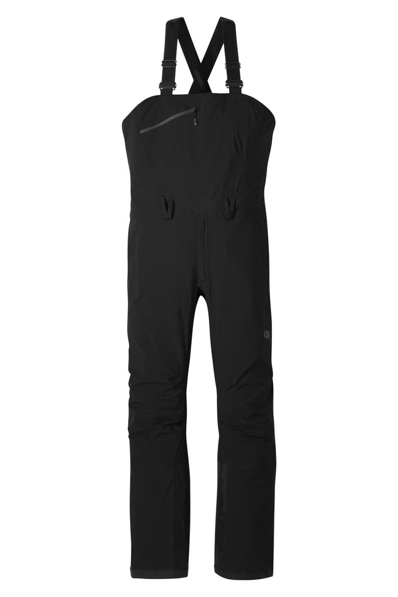 Carbide Performance Bib Snow Pants, Alternate, color, SOLID BLACK