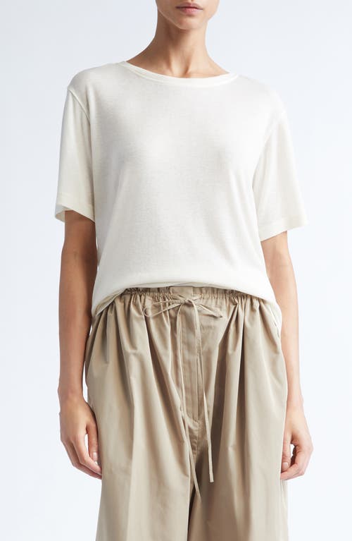 GIA STUDIOS Camille Jersey T-Shirt in Ivory  product