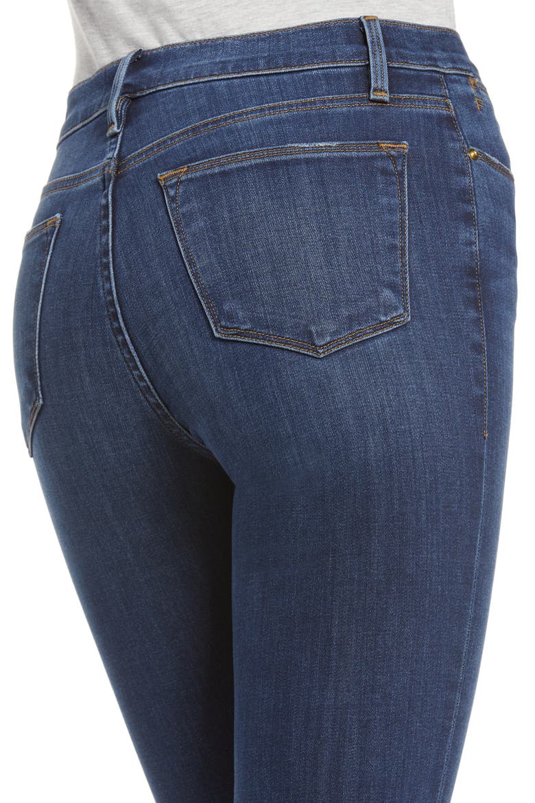 Le High Waist Flare Jeans, Alternate, color, DUBLIN