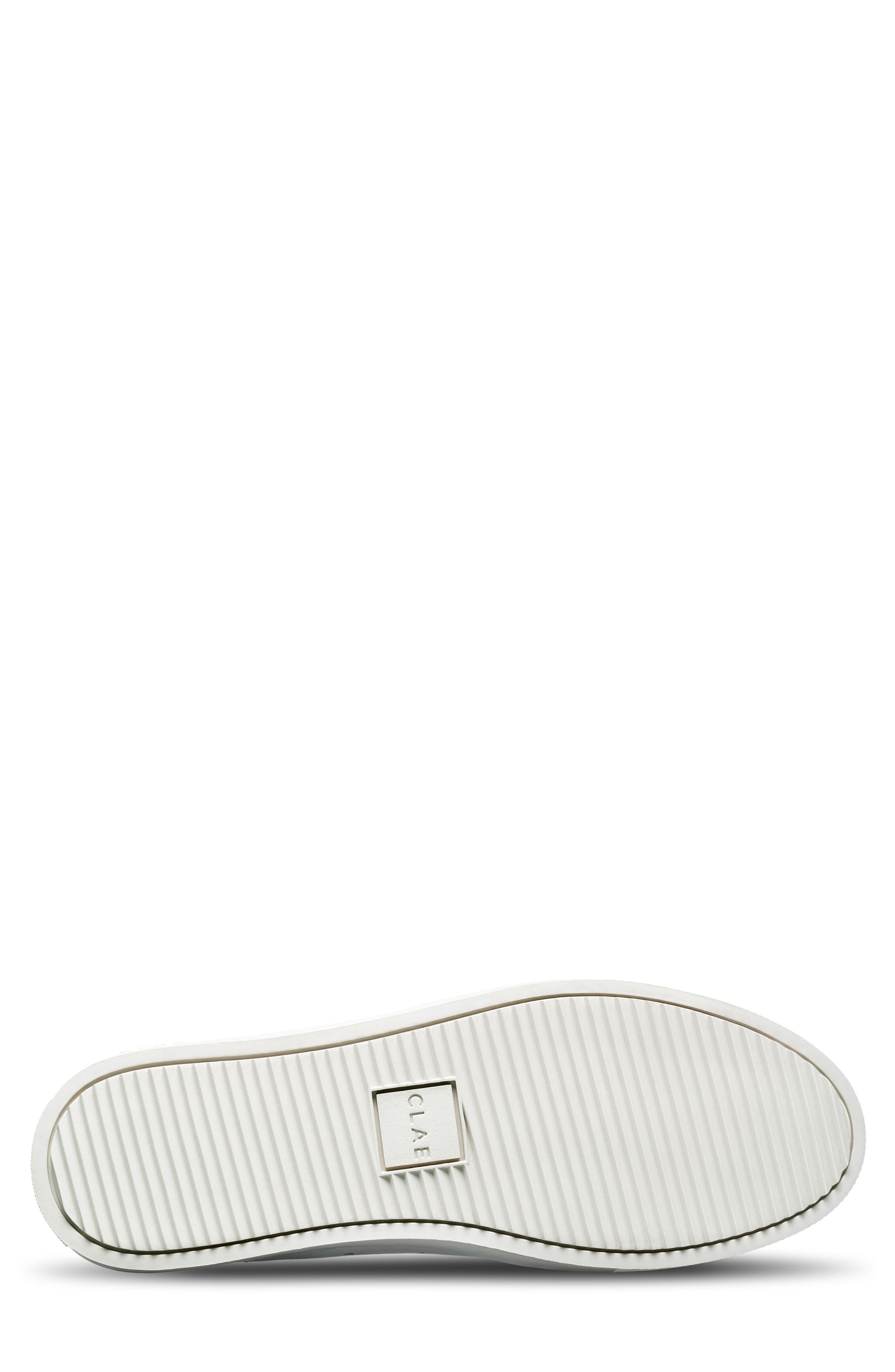 Bradley Leather Sneaker, Alternate, color, WHITE LEATHER OLIVE NIGHT