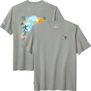 Tommy Bahama Men's Tommy Bahama  Gray Kansas City Chiefs Huddle & Hang Tens T-Shirt
