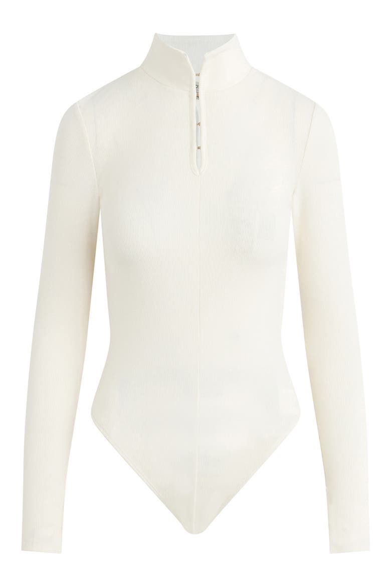 Long Sleeve Bodysuit, Alternate, color, ECRU