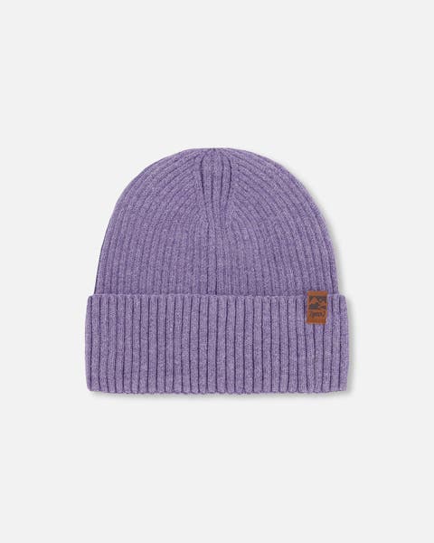 Girl Rib Knit Beanie Hat (Toddler, Little Kid & Big Kid)