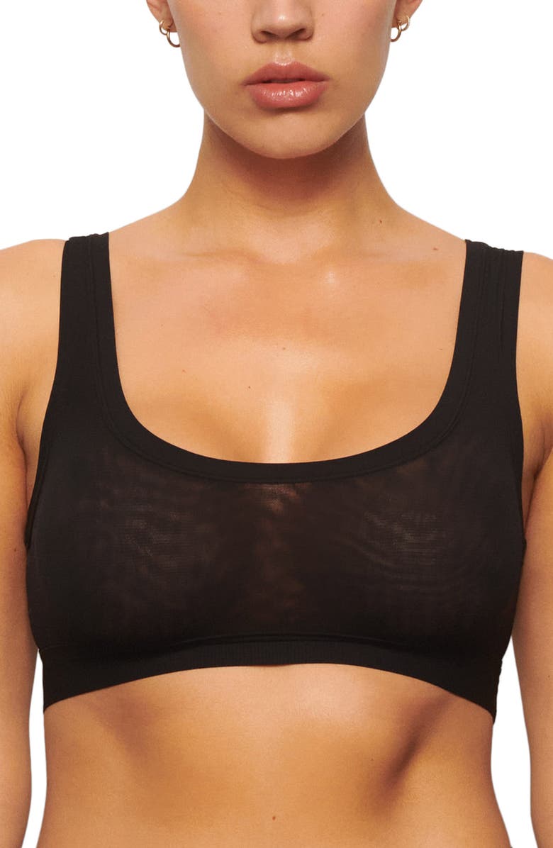 SKIMS Summer Mesh Scoop Neck Bralette, Main, color,