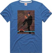Homage Men's Homage Nolan Ryan Royal Texas Rangers Topps Baseball Card Tri-Blend T-Shirt