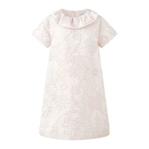 Gold Damask Shift Dress