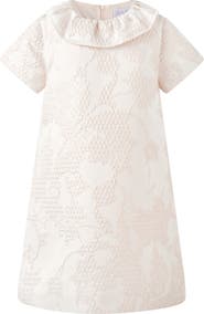 Rachel Riley Gold Damask Shift Dress